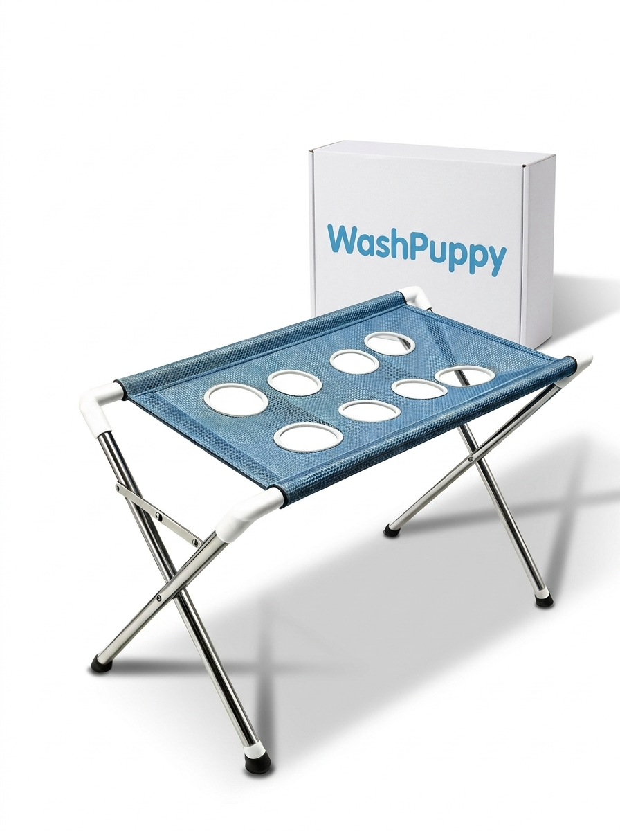 Hamaca de baño plegable para perros